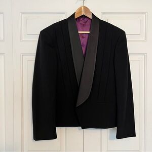 23 Night for Michael Jordan Black Tuxedo Jacket with Satin Lapel